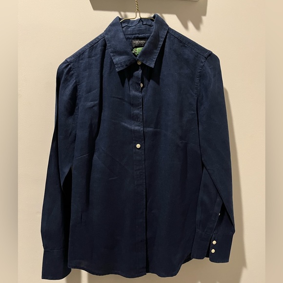Navy blue button down shirt - Picture 1 of 7